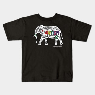 Autism Elephant Shirt Kids T-Shirt